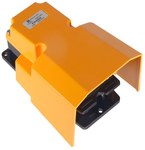 Ножна педаль 200 x 120 алюмінієва чорна (2NO/2NC) 15 A FS\504